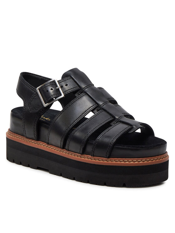 Clarks Clarks Босоніжки Orianna Twist 26176317 Чорний