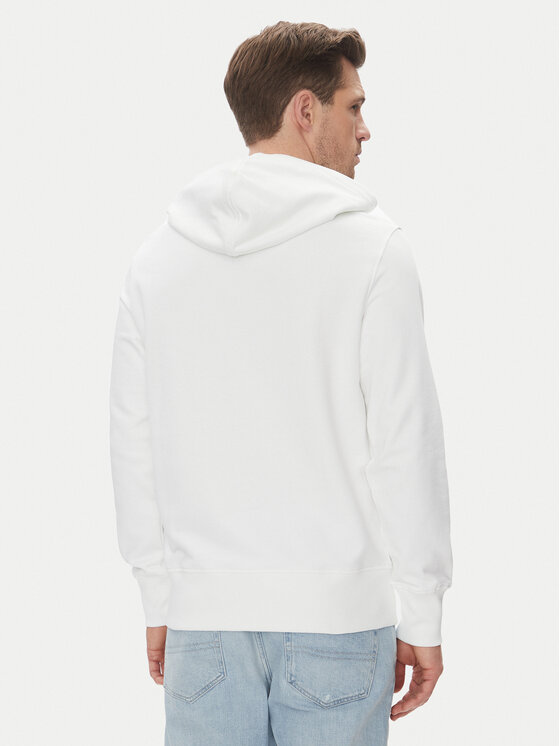 Calvin Klein Jeans Calvin Klein Jeans Pulóver Brush Stroke J30J327525 Fehér Regular Fit
