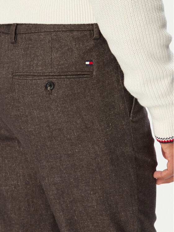 Tommy Hilfiger Tommy Hilfiger Παντελόνι chino Denton MW0MW44823 Σκούρο καφέ Slim Fit