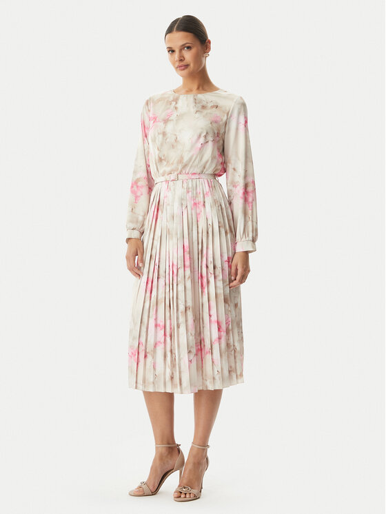 Rinascimento Rinascimento Coctailkleid CFC0127960003 Hellbeige Regular Fit