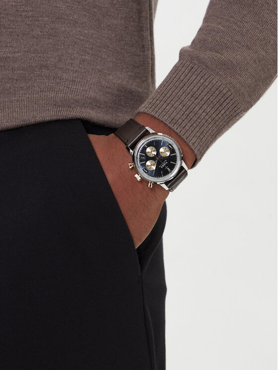 Timex Timex Ročna ura Marlin® Quartz Chronograph TW2W60400 Črna