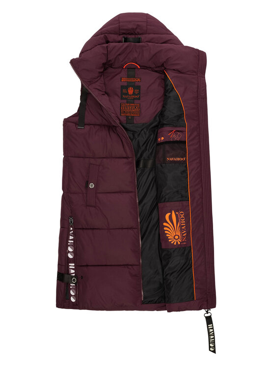 Navahoo Navahoo Kurtka zimowa Schnuffelchen Bordowy Regular Fit