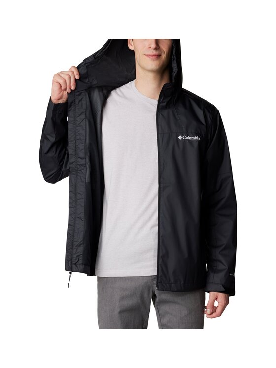 Columbia Columbia Kurtka przeciwdeszczowa 207121 Czarny Regular Fit