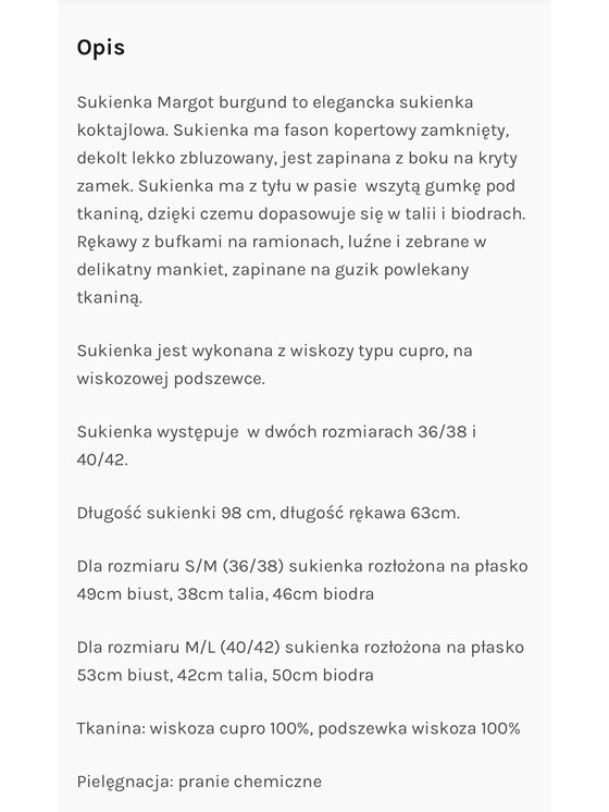 Entelier Entelier Sukienka koktajlowa bufiasty rękaw Bordowy Comfortable Fit
