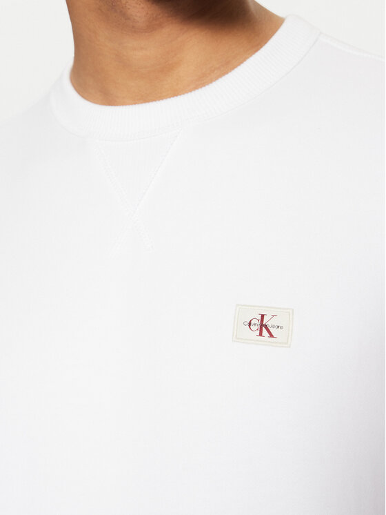 Calvin Klein Jeans Calvin Klein Jeans Felpa J30J327115 Bianco Regular Fit