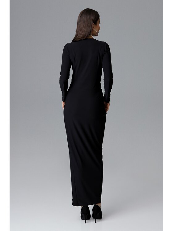 FIGL FIGL Φόρεμα M636 Μαύρο Regular Fit