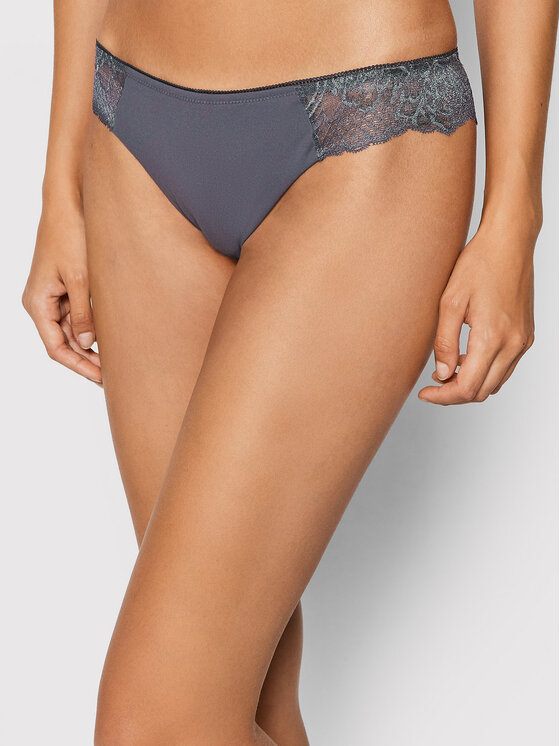 Triumph Brazílske nohavičky Wild Peony Florale 10209603 Sivá