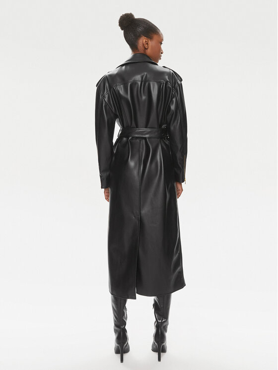 PINKO Pinko Prehodni plašč 102165 A1AX Črna Regular Fit