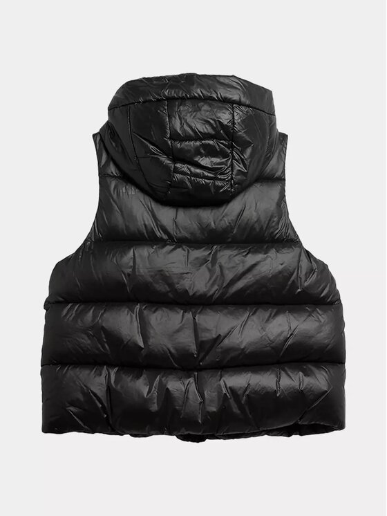 4F 4F Bezrękawnik 4FSS23TDJAF092-20S Czarny Loose Fit