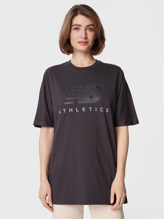 New Balance T-shirt WT23503 Crna Oversize