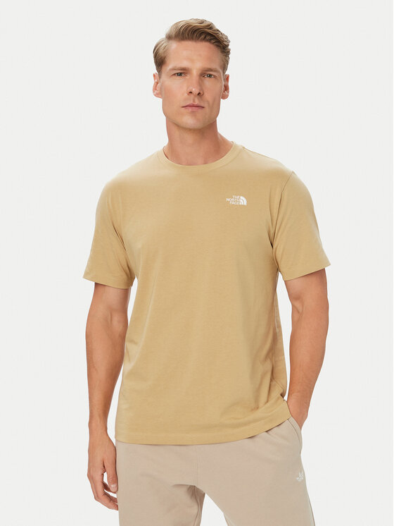 The North Face Tricou Evolution Simple Dome NF0A8CZ2 Galben Regular Fit