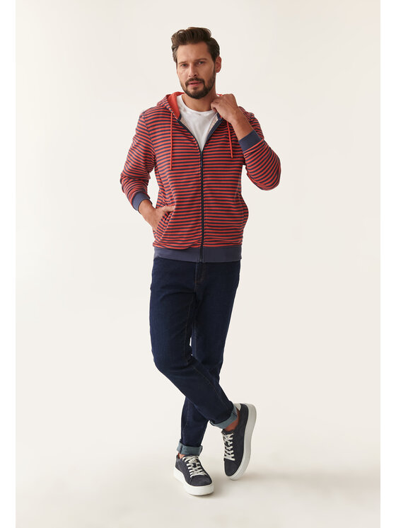TATUUM TATUUM Mikina KENY Červená Classic Fit
