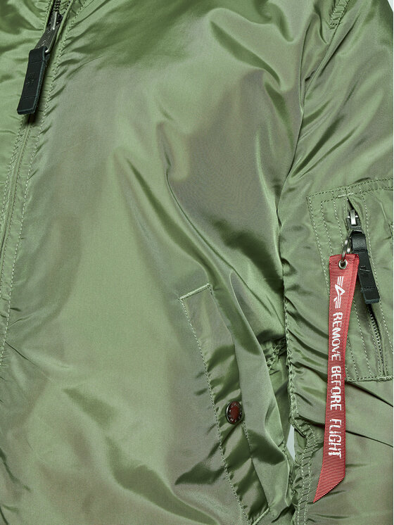 Alpha Industries Alpha Industries Kurtka bomber Ma-1 Tt 191103 Zielony Regular Fit