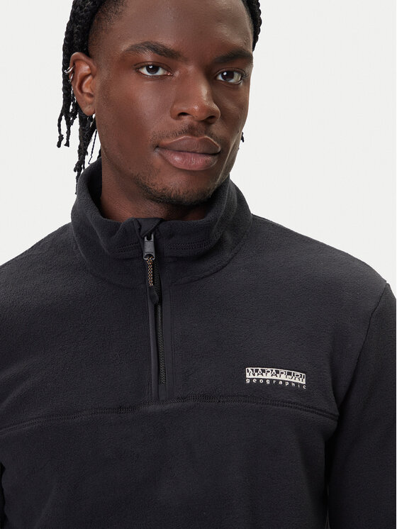 Napapijri Napapijri Fleece T-Dergana NP0A88UZ Μαύρο Regular Fit