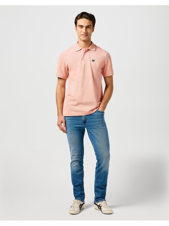 Wrangler Wrangler Polo 112362832 Pomarańczowy Regular Fit