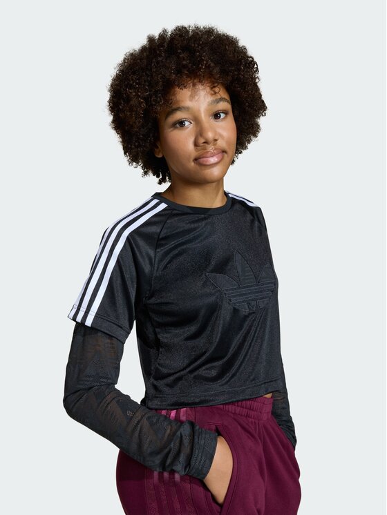 adidas adidas Longsleeve 162044 Czarny Regular Fit