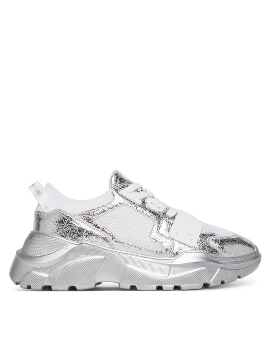 Versace Jeans Couture Sneakersy 78YA3SC4 Strieborná