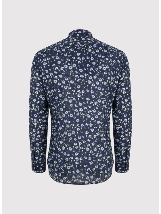 Pako Lorente Pako Lorente Koszula P25WF-1X-041 Granatowy Slim Fit