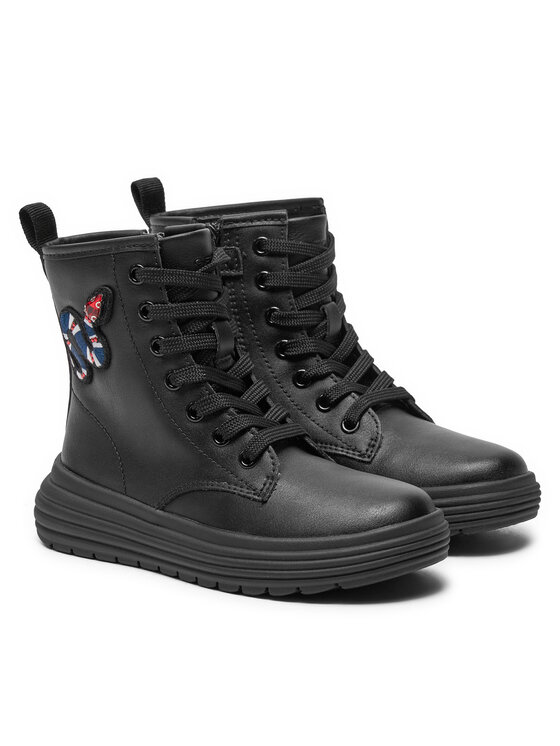 Geox Geox Zimski škornji J Phaolae Girl J46ETD 000BC C9999 M Črna