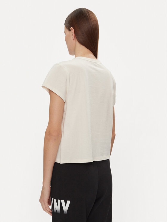 DKNY Sport DKNY Sport Tricou DP3T9563 Bej Relaxed Fit