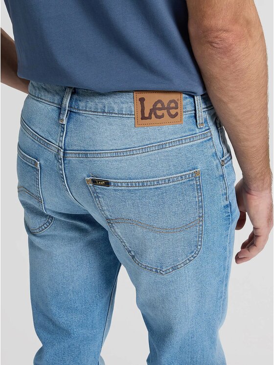 Lee Lee Jeansy BROOKLYN Niebieski Straight Fit