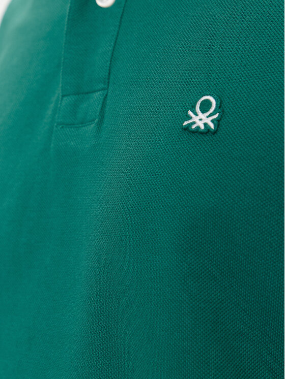 United Colors Of Benetton United Colors Of Benetton Polo 3089J3179 Πράσινο Regular Fit