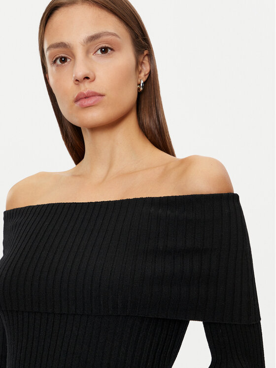 JDY JDY Bluza Liva 15336133 Črna Slim Fit