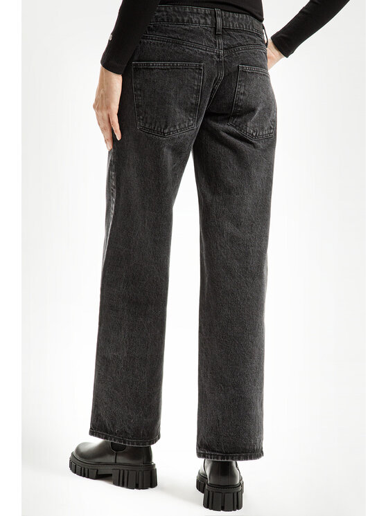 Cross Jeans Cross Jeans Jeansy P 540-007 Czarny Wide Leg