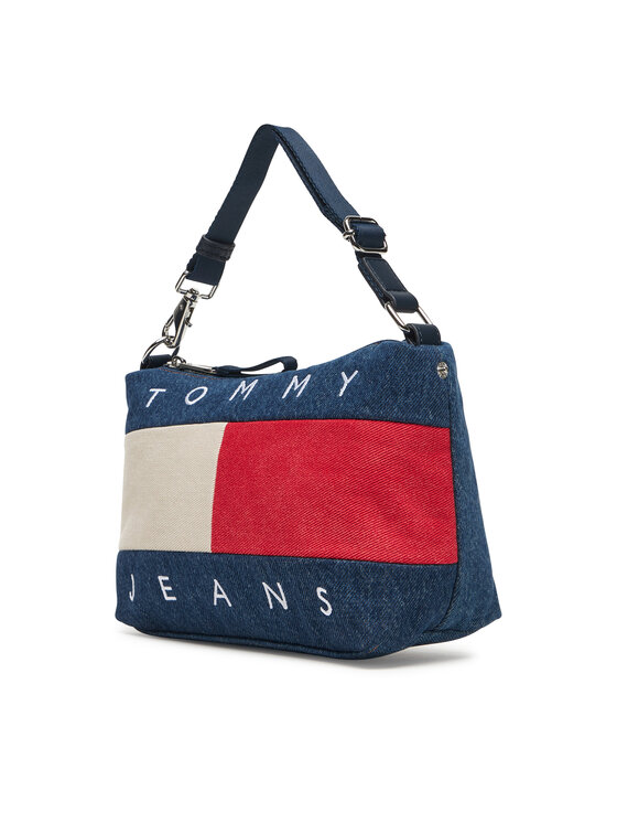 Tommy Jeans Tommy Jeans Borsetta Tjw Archive Denim Shoulder Bag AW0AW18213 Blu