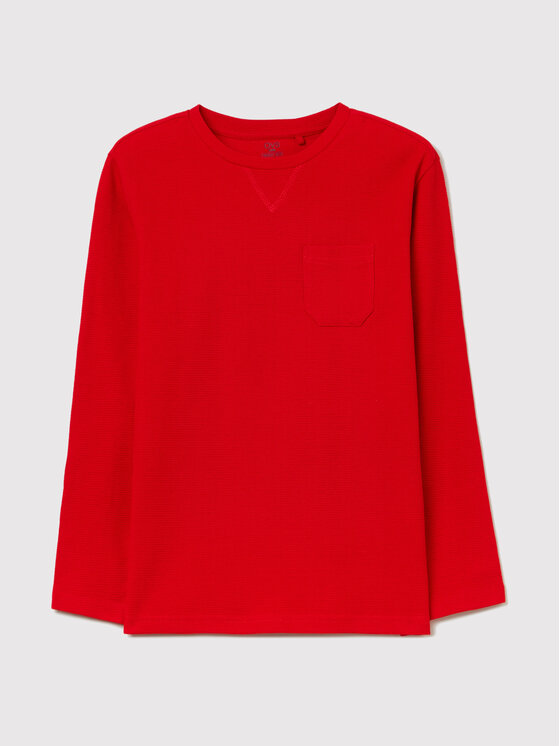 OVS Blúzka 1419312 Červená Regular Fit