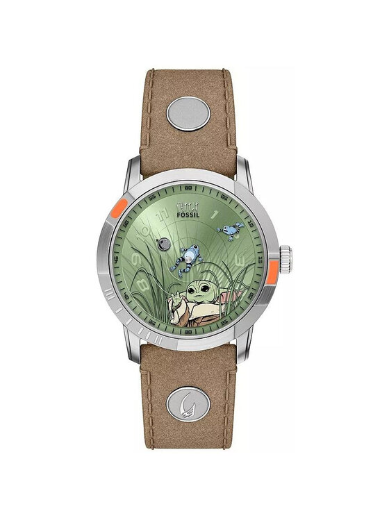 Fossil Fossil Zegarek LE1244SET Brązowy