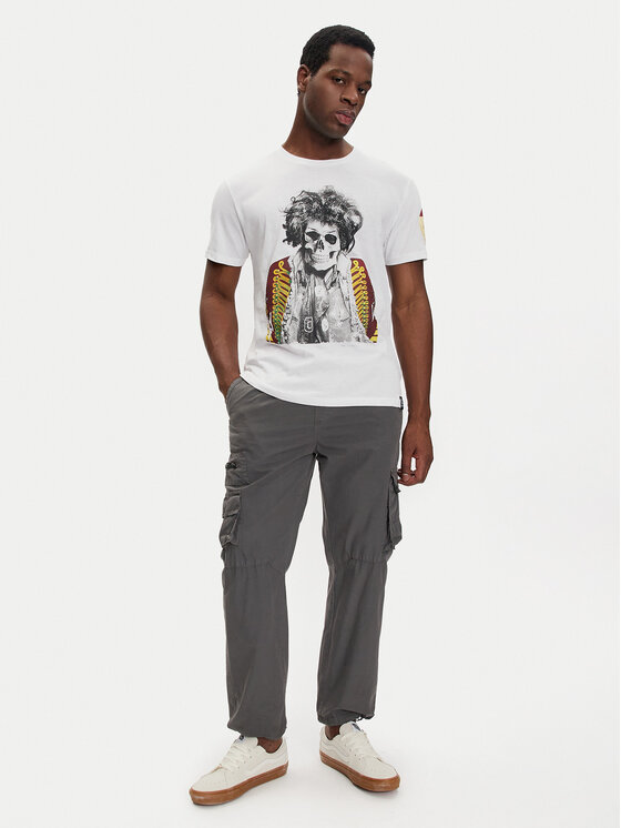 Brave Soul Brave Soul Marškinėliai MTS-149CAPITOL Balta Regular Fit