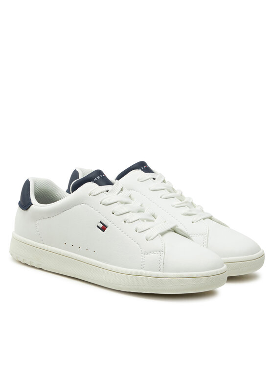 Tommy Hilfiger Tommy Hilfiger Tenisice Low Cut Lace-Up Sneaker T3X9-33848-1355 S Bijela