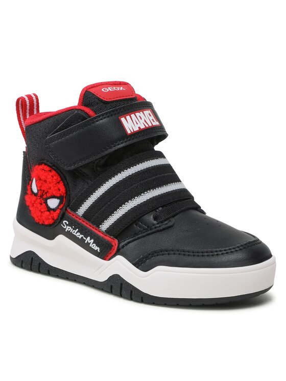 Geox Geox Sneakersy SPIDER-MAN J Perth Boy J367RD 05411 C0048 M Czarny
