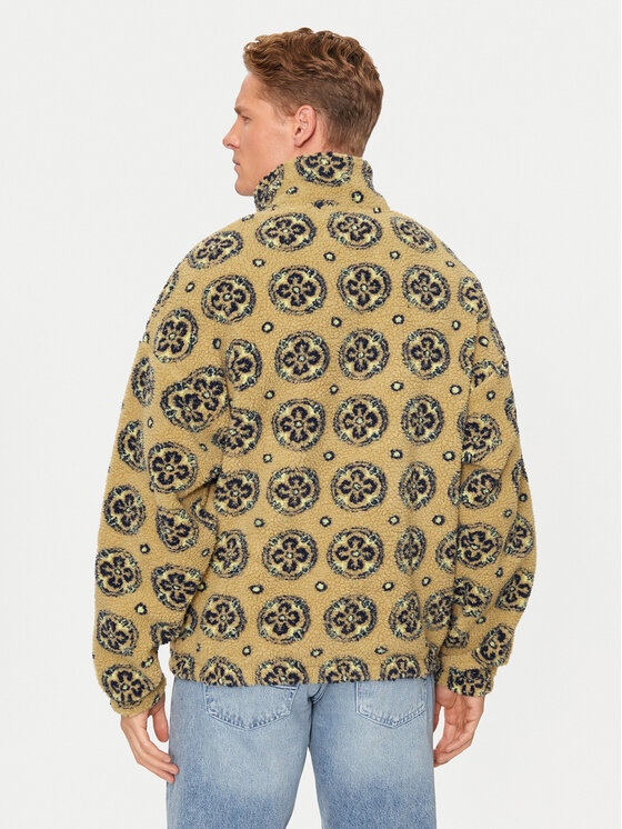 Jack&Jones Jack&Jones Majica dugih rukava Geo Teddy 12274453 Smeđa Relaxed Fit