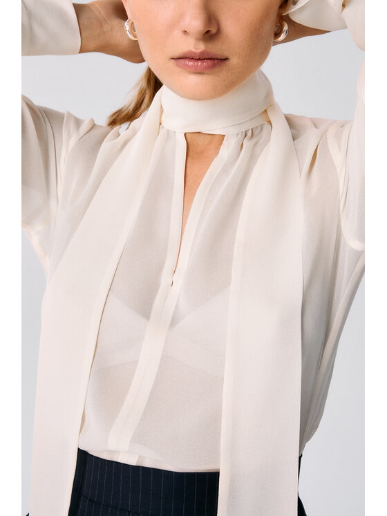 MARI PRETI MARI PRETI Blusa Mist Bianco Regular Fit