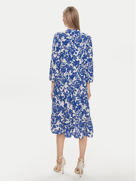 ONLY ONLY Košilové šaty Milana 15308233 Tmavomodrá Loose Fit