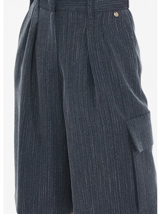 Liu Jo Liu Jo Pantalone da abito CF5253T054AC3781 Celeste Regular Fit