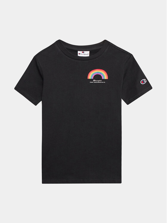 Champion Tričko 306374 Čierna Regular Fit
