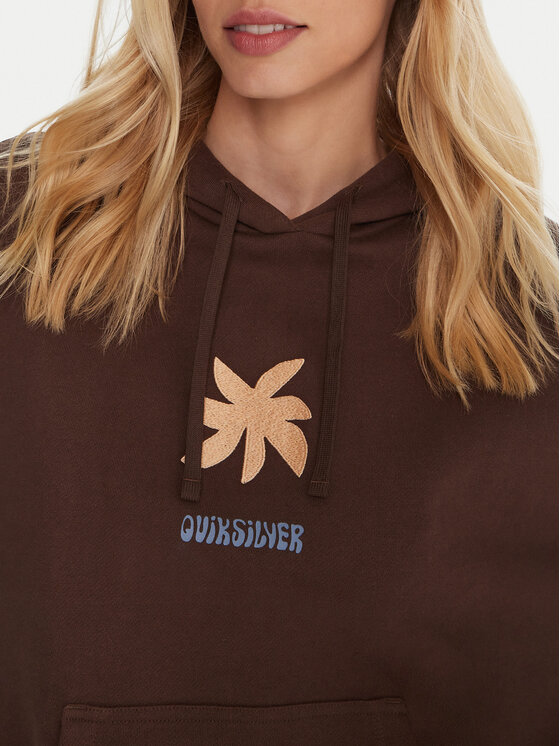 Quiksilver Quiksilver Majica dugih rukava EQWFT03189 Smeđa Regular Fit