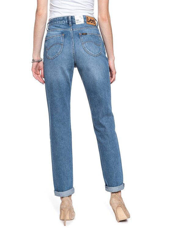 Lee Lee Jeans MOM STRAIGHT Blu Regular Fit