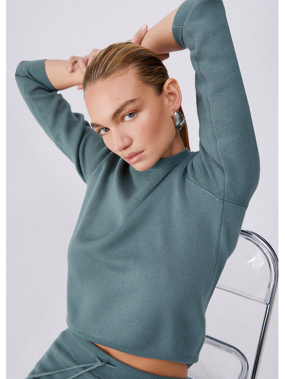 Liu Jo Liu Jo Maglione TA6043MS59L76009 Verde Regular Fit
