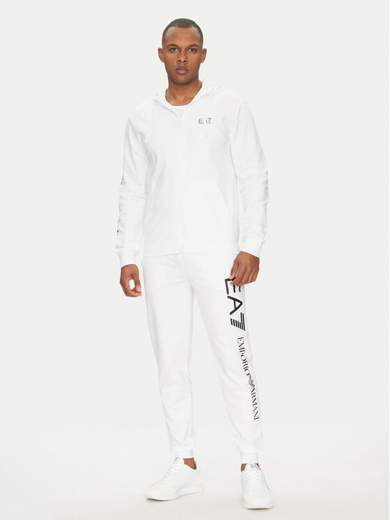 EA7 Emporio Armani EA7 Emporio Armani Teplákové nohavice 7M000571 AF13512 M0003 Biela Regular Fit
