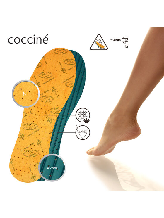 Coccine Coccine Ulošci za cipele Aloe Vera Smeđa
