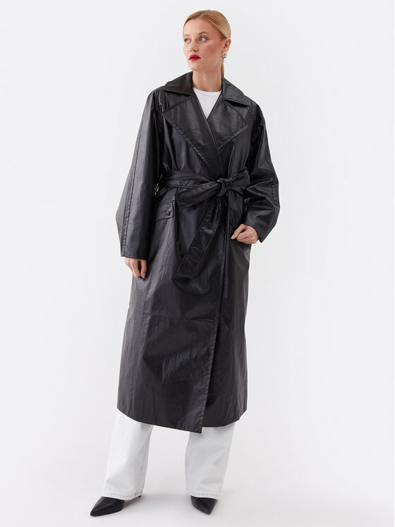 Calvin Klein Jeans Calvin Klein Jeans Cappotto di transizione J20J221389 Nero Relaxed Fit