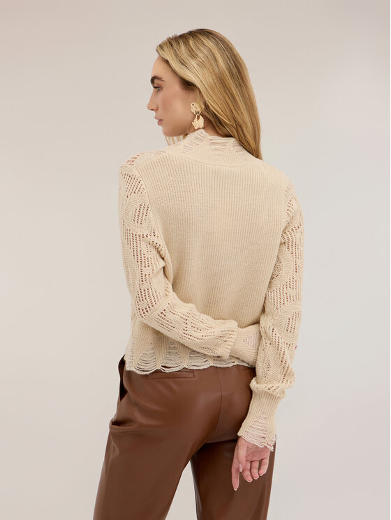 Motivi Motivi Maglione M532W004233N002 Crema Regular Fit