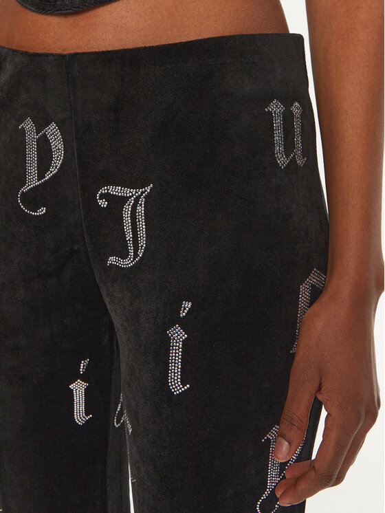 Juicy Couture Juicy Couture Pantaloni da tuta Briah JCMBJ224253 Nero Flared Leg