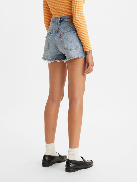 Levi's® Levi's® Džinsiniai šortai 501® 563270314 Mėlyna Slim Fit