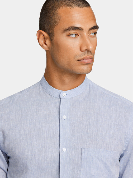 Lindbergh Lindbergh Košile 30-203344A Světle modrá Slim Fit