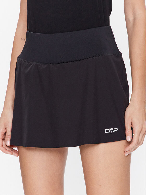 CMP Fustă funcțională 32C6266 Negru Regular Fit